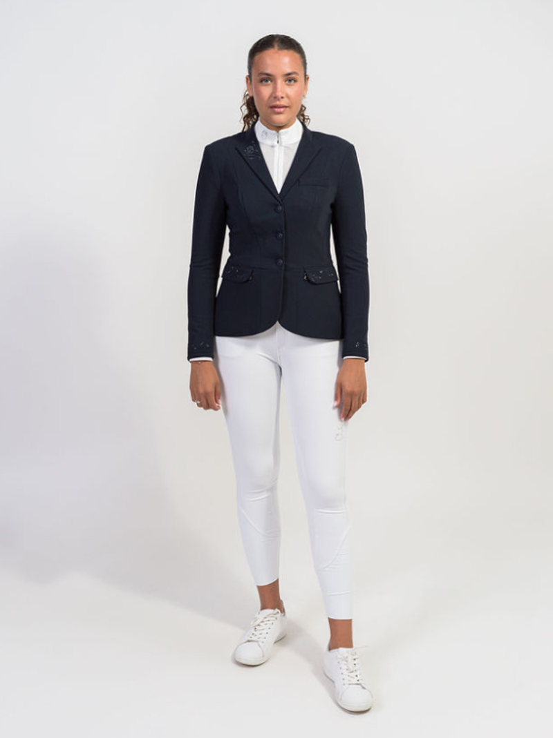 Samshield Victory Crystal Leaf Show Jacket - Navy-2